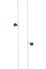 Courage Silver Green Necklace