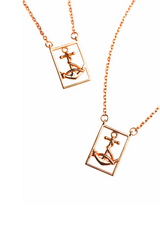 The Anchor Rose Gold Necklace