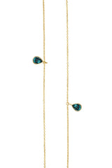 Courage Gold Green Necklace