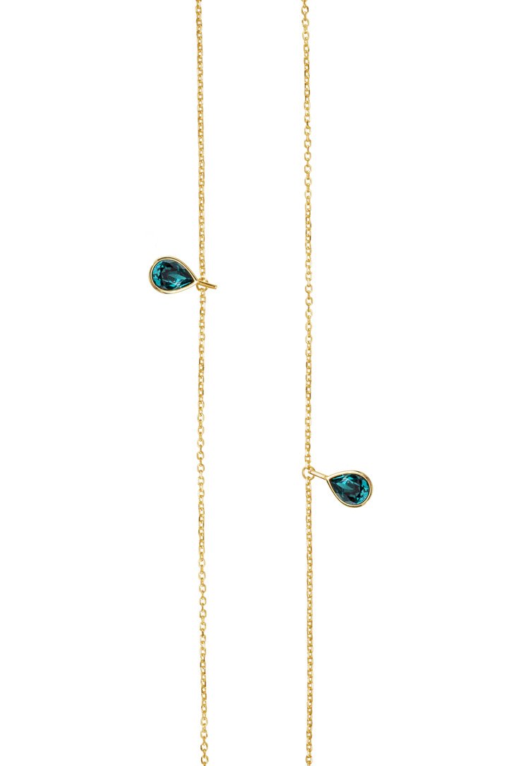 Courage Gold Green Necklace